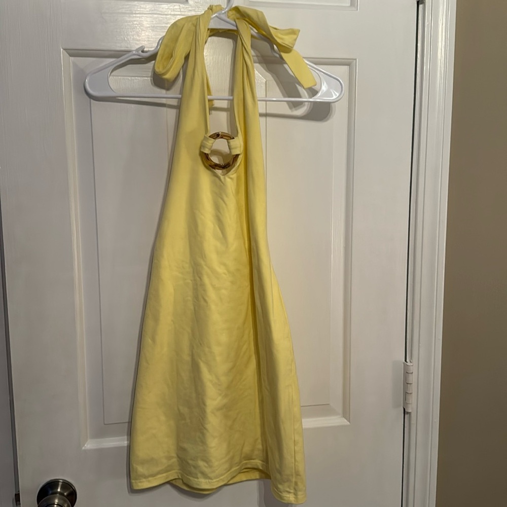 Yellow lovers and friends dress